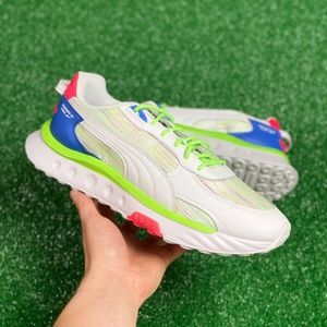 Puma Wild Rider Spectra Low Mens Running Shoes White 382874-01 NEW Multi Sz